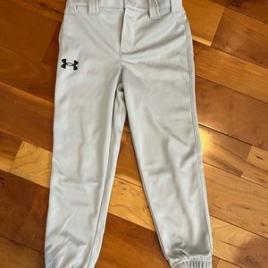 Under Armor Boys Baseball Pants - Grey